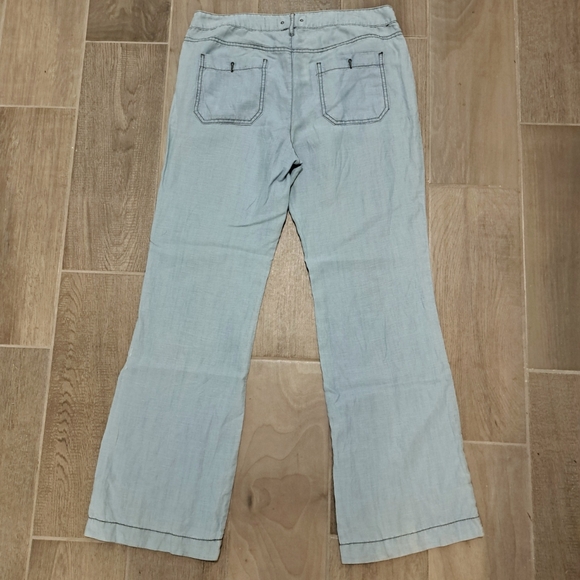 Anthopologie Pilcro & the Letterpress Chambray Wide Leg Pants. Size 31. - Picture 3 of 11